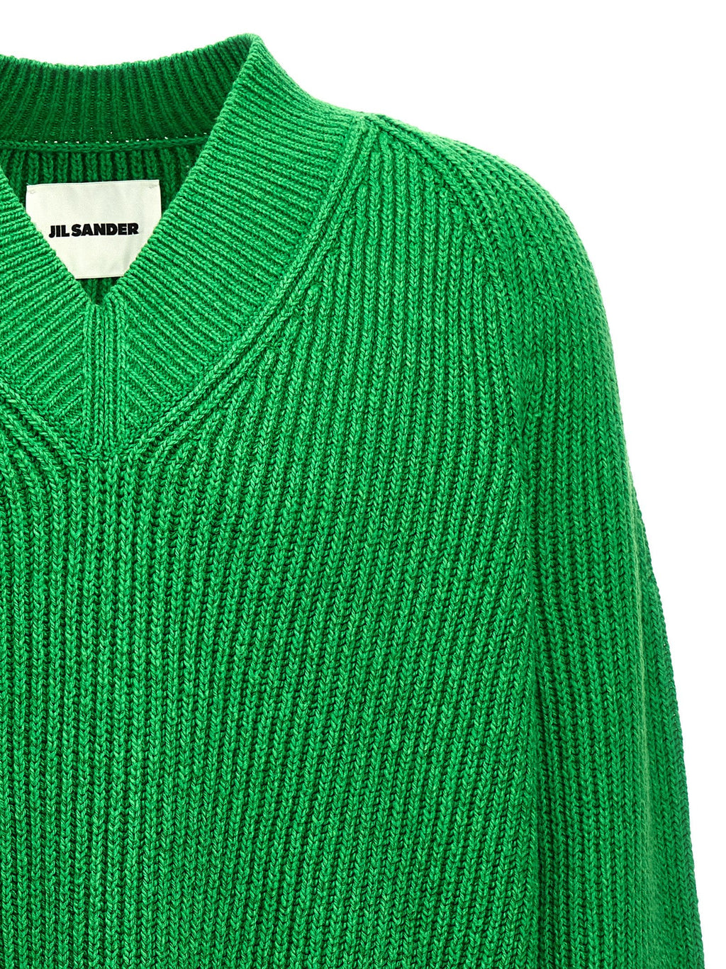 Jil Sander Bicolor Cotton Cardigan