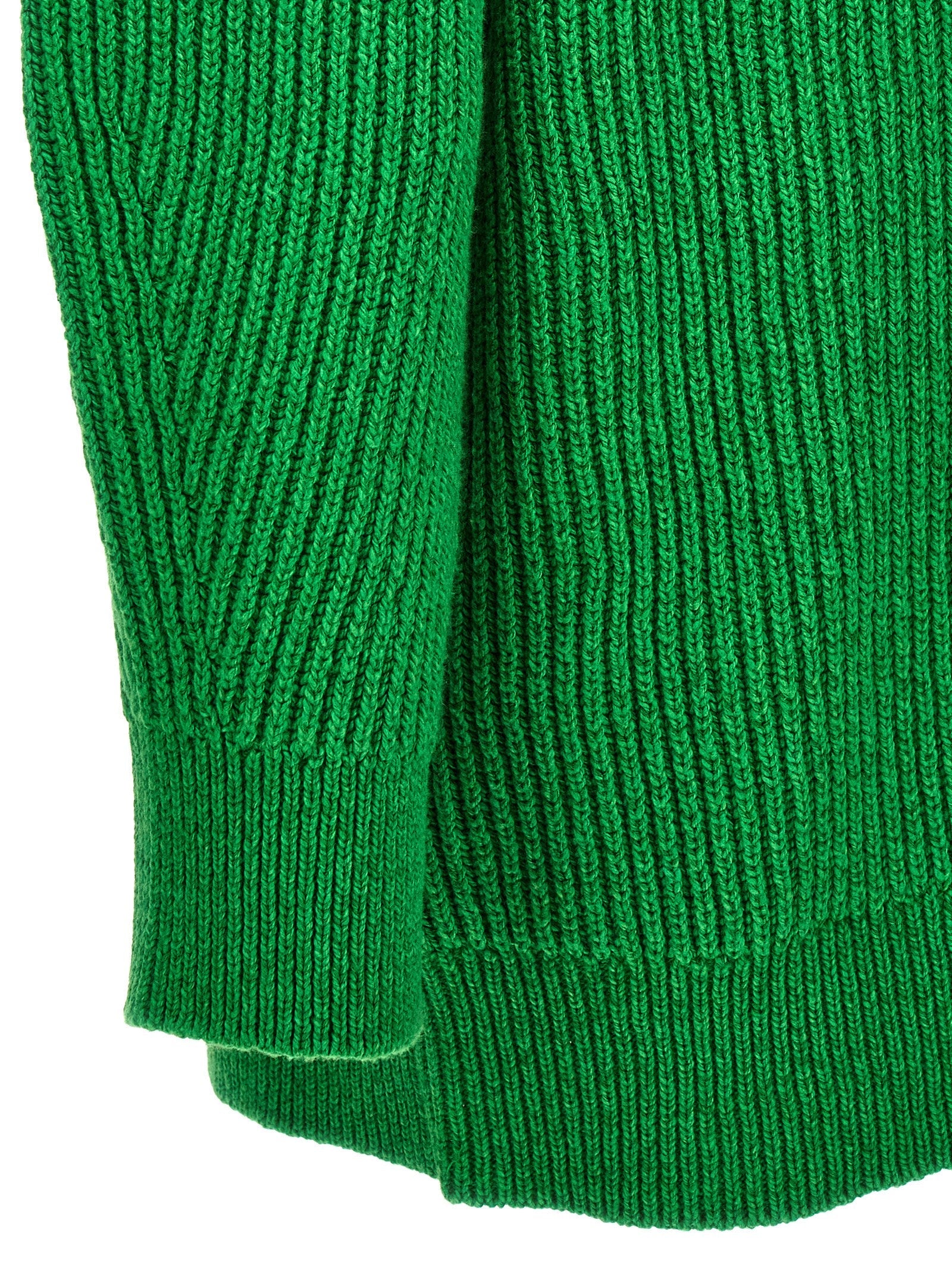 Jil Sander Bicolor Cotton Cardigan