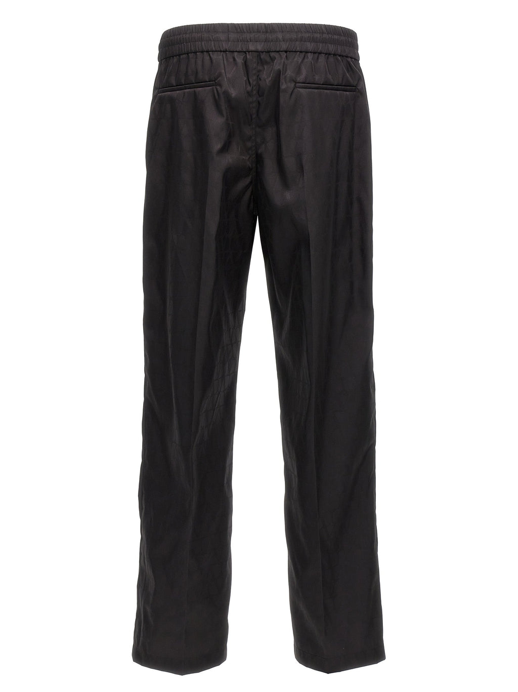 Valentino Garavani Black Polyamide Casual Pants