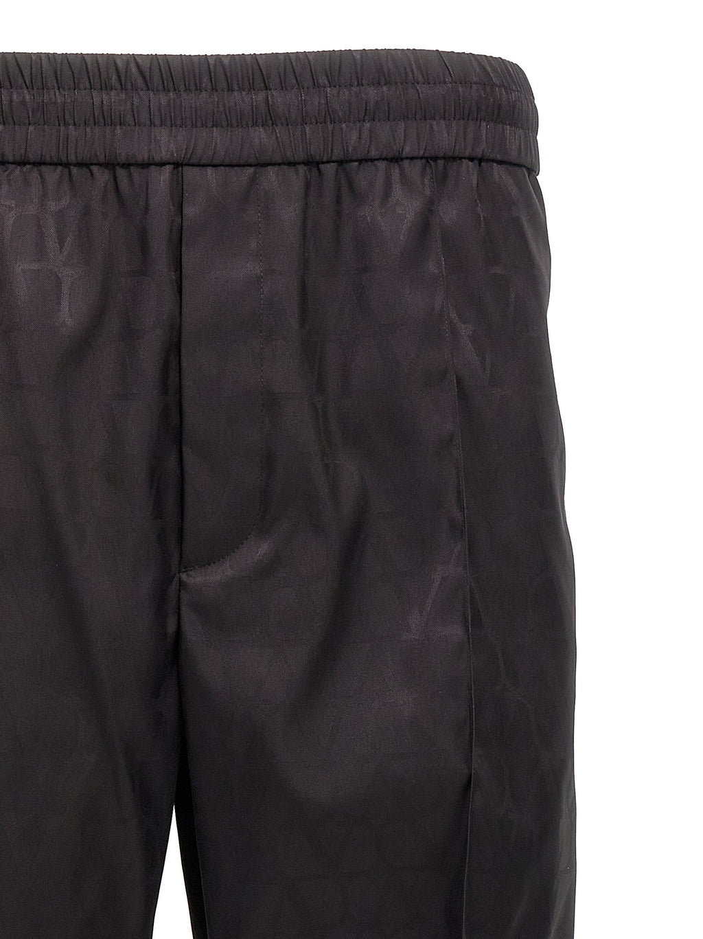 Valentino Garavani Black Polyamide Casual Pants