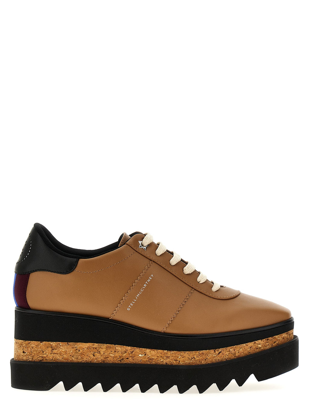 Stella McCartney Brown Polyester Wedge Sandals