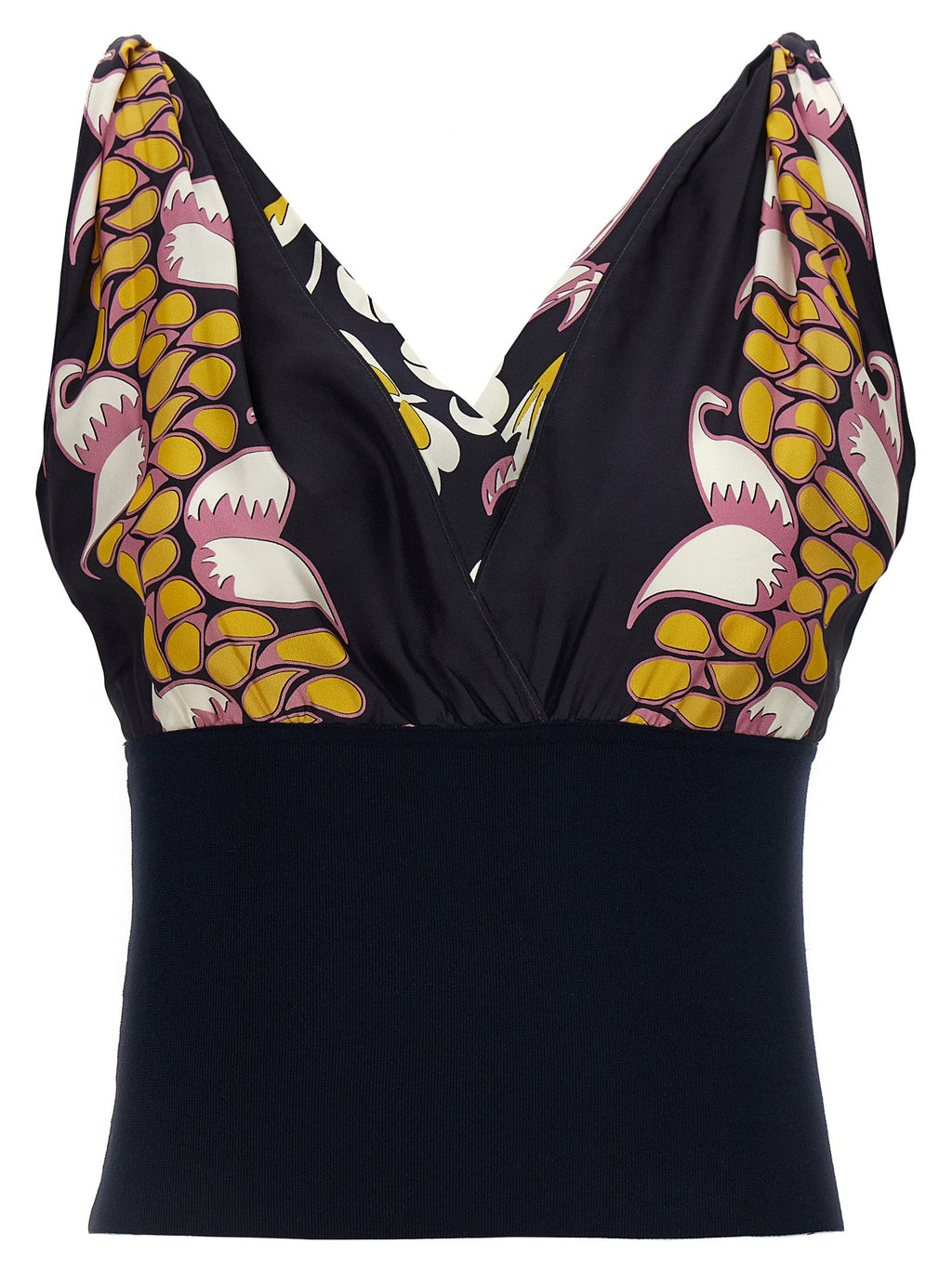 Tory Burch Black Silk Tank Tops