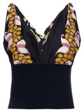 Tory Burch Black Silk Tank Tops