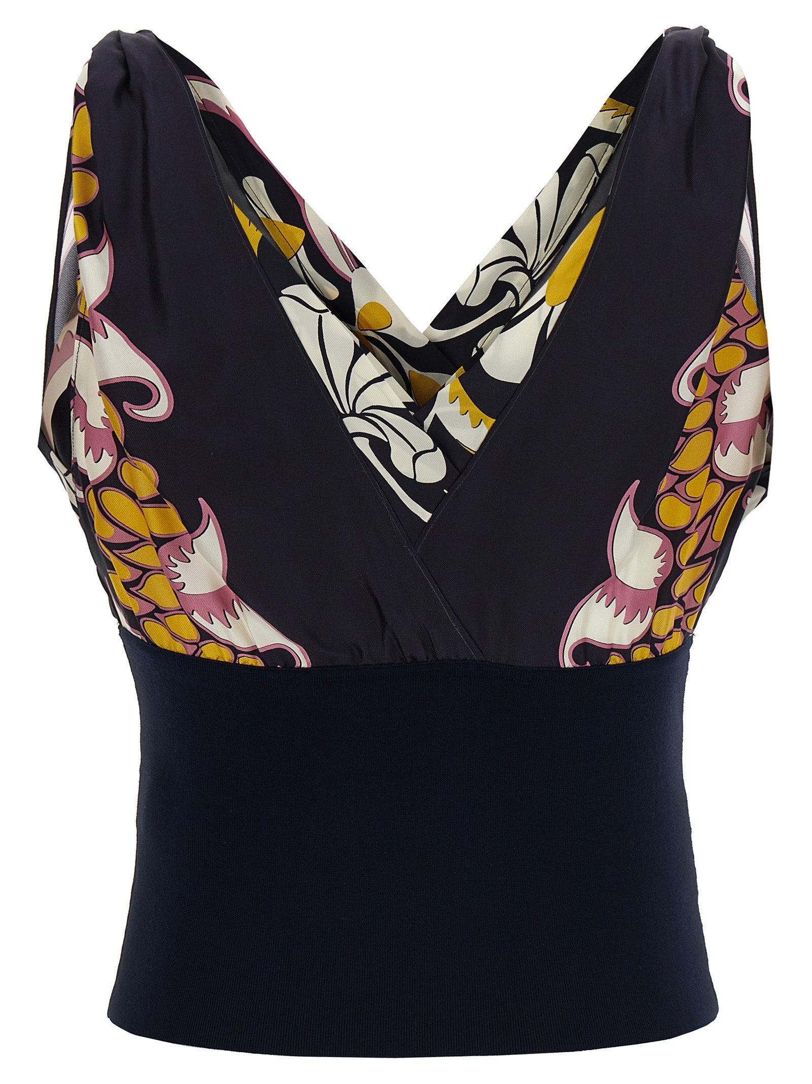 Tory Burch Black Silk Tank Tops