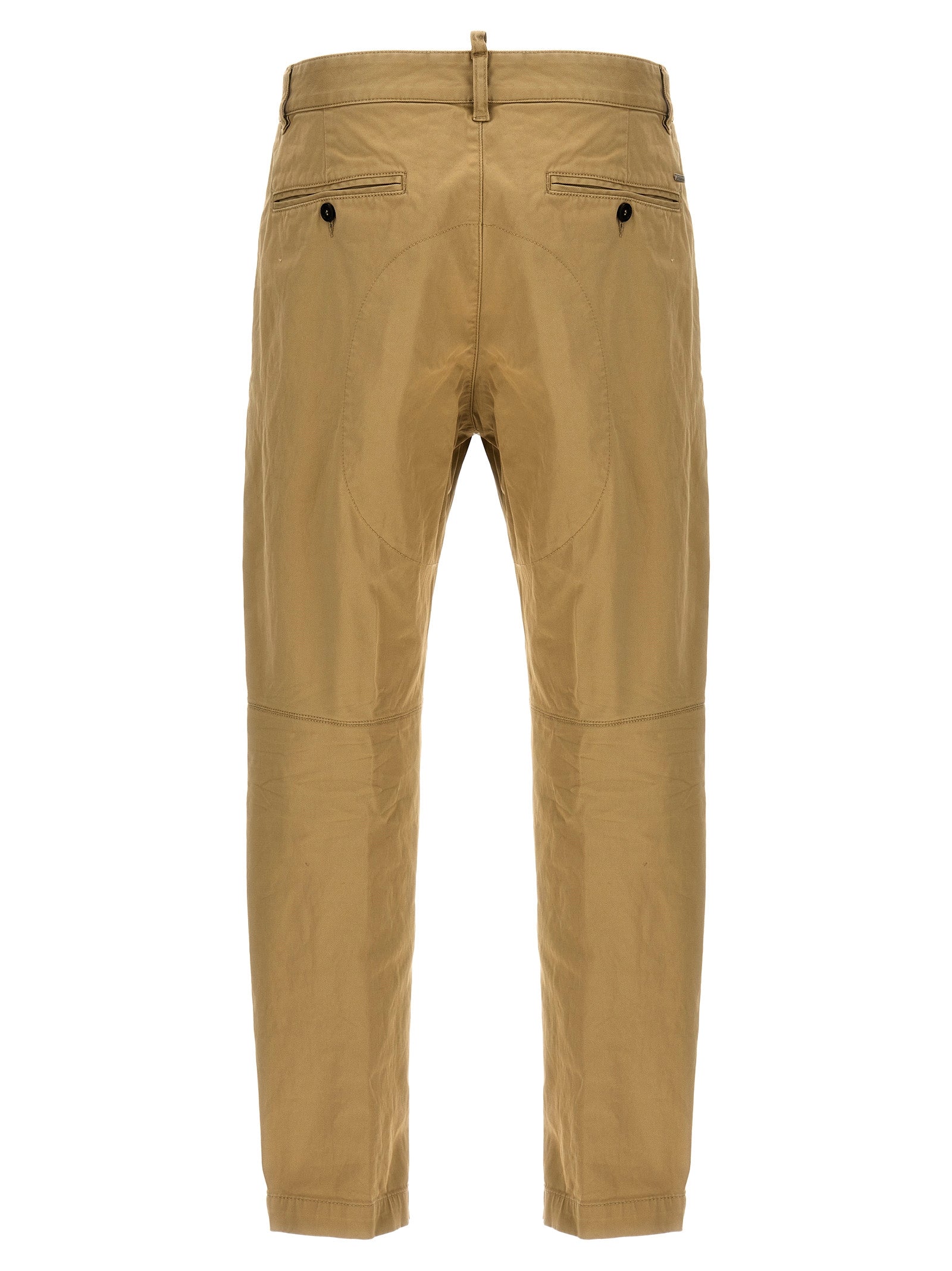 Dsquared² Beige Cotton Chino Pants