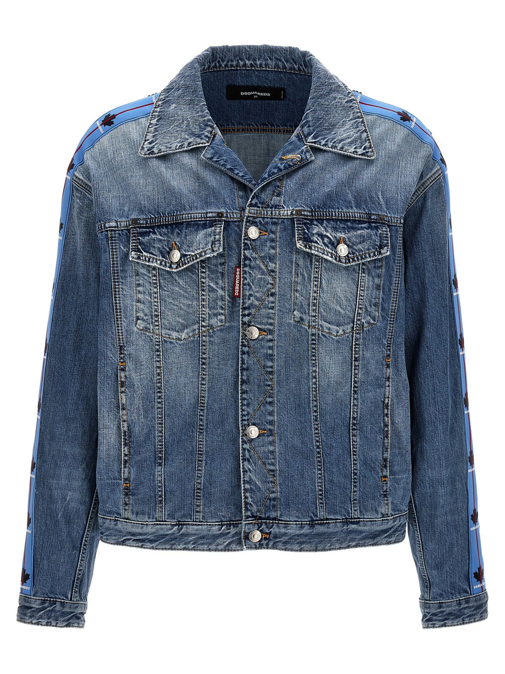 Dsquared² Blue Cotton Denim Jacket