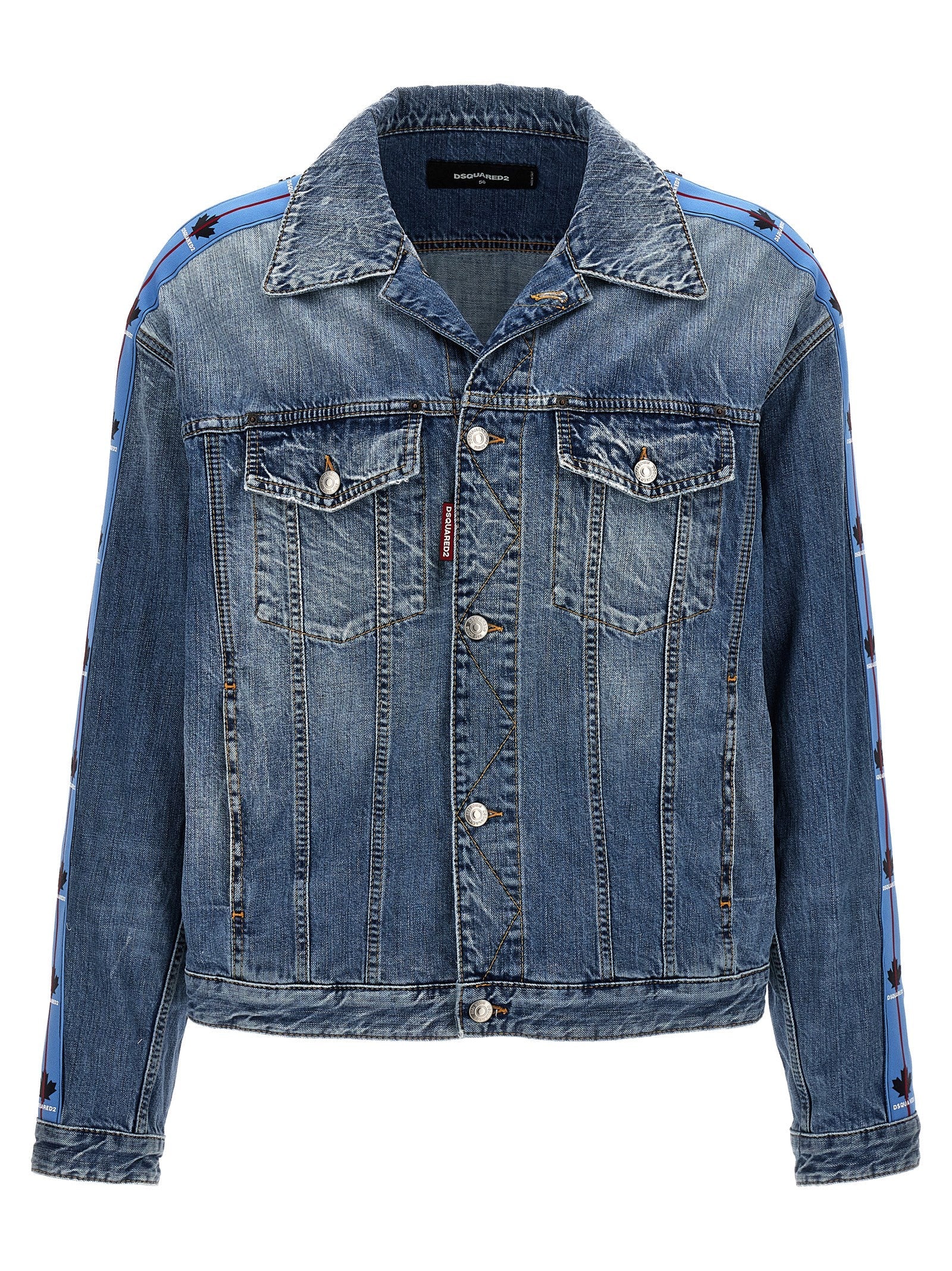 Dsquared² Blue Cotton Denim Jacket