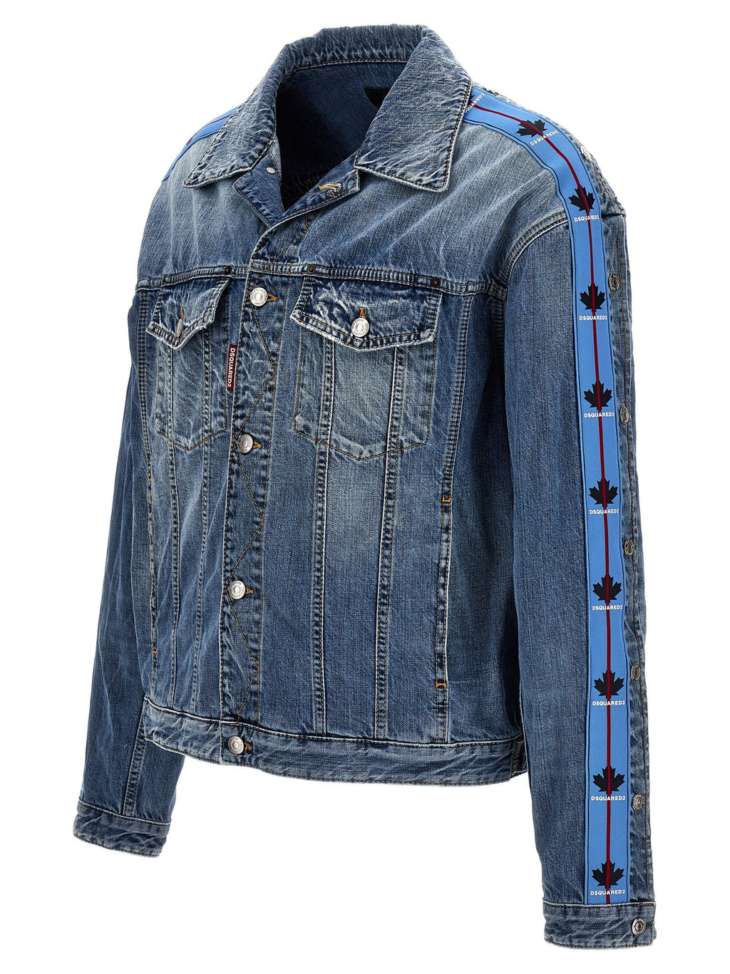 Dsquared² Blue Cotton Denim Jacket