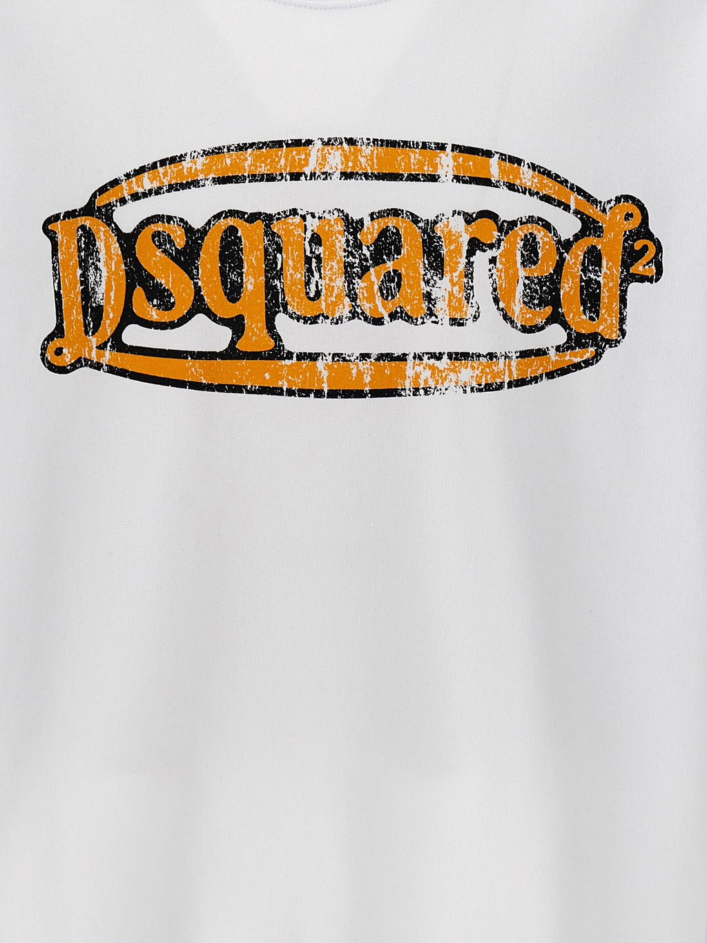 Dsquared² White Cotton Sweatshirt