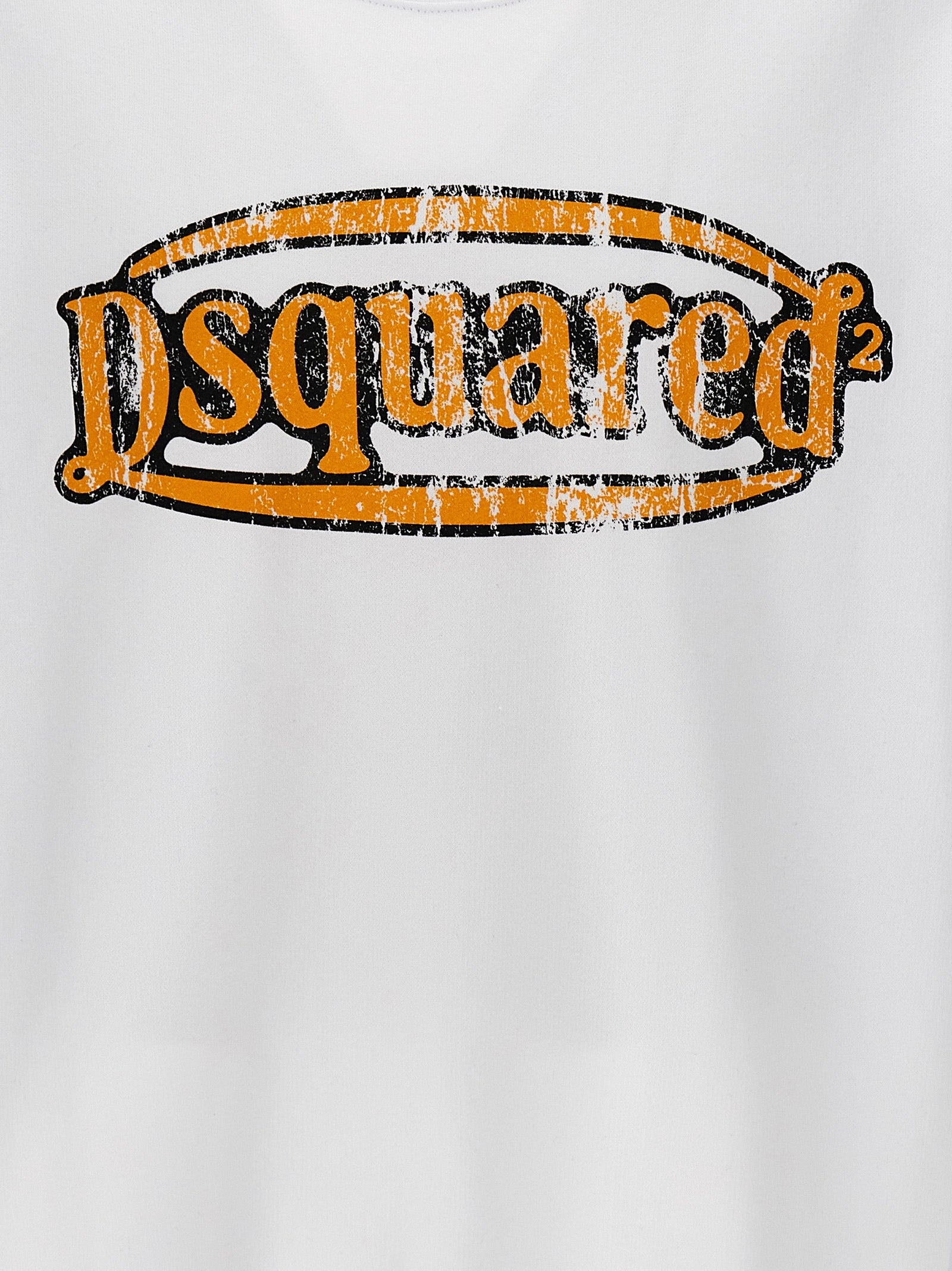 Dsquared² White Cotton Sweatshirt