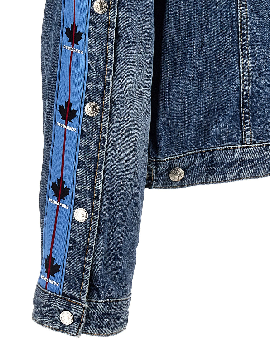 Dsquared² Blue Cotton Denim Jacket