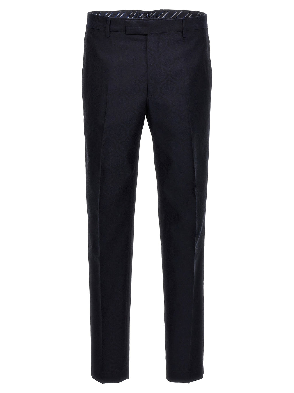 Etro Blue Cotton Dress Pants