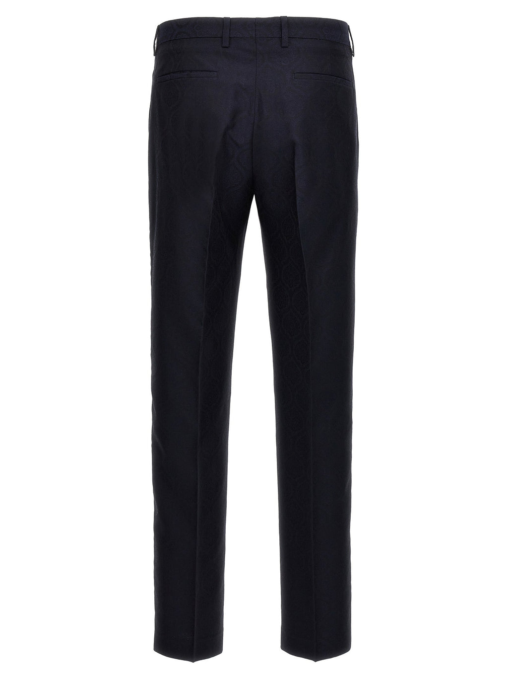 Etro Blue Cotton Dress Pants