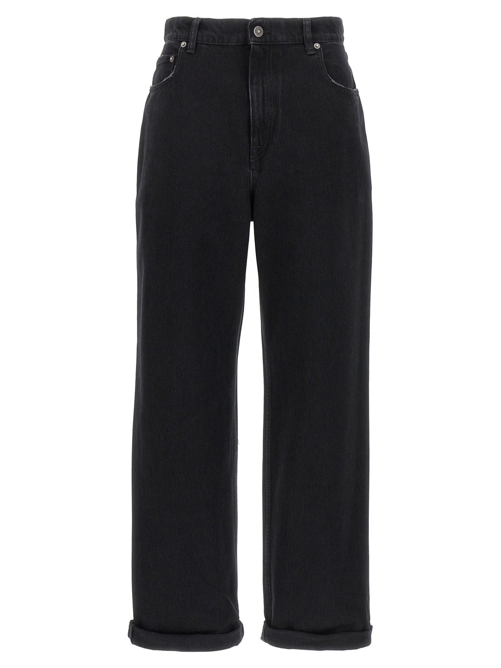 Golden Goose Black Cotton Relaxed Fit Jeans