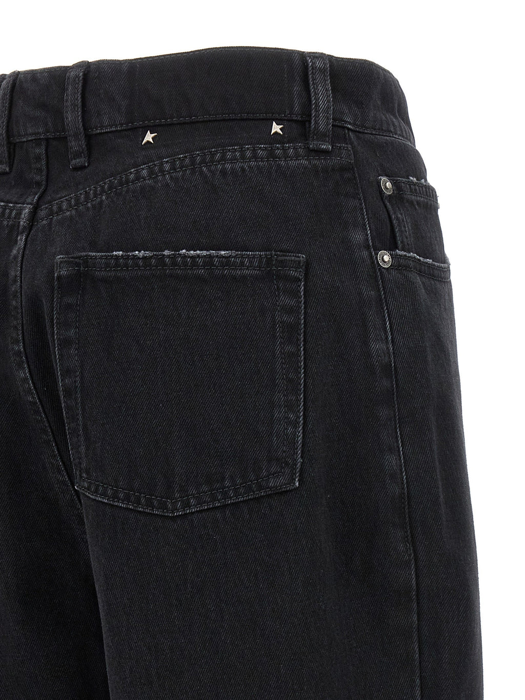 Golden Goose Black Cotton Relaxed Fit Jeans