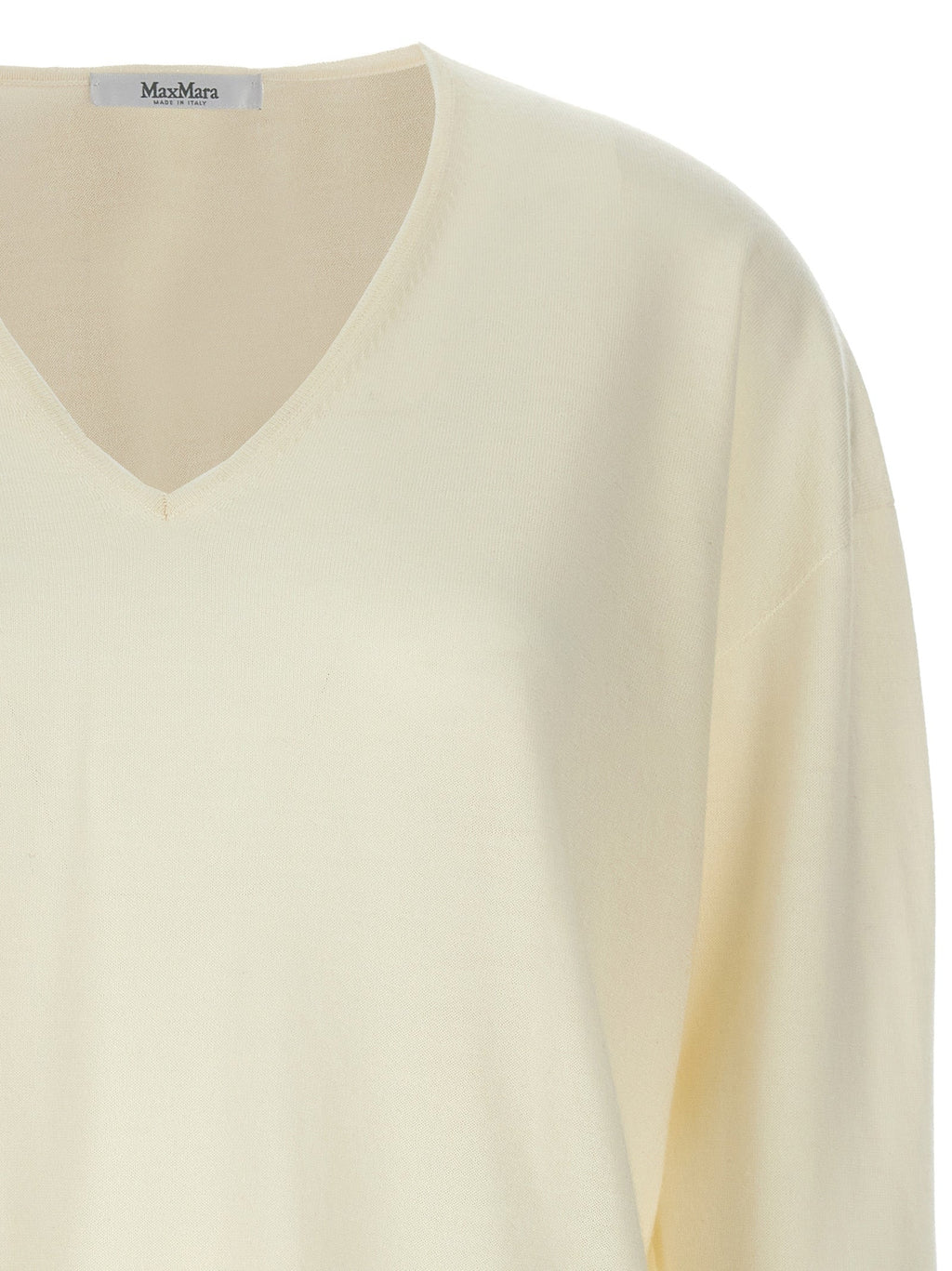 Max Mara White Cashmere Cardigan