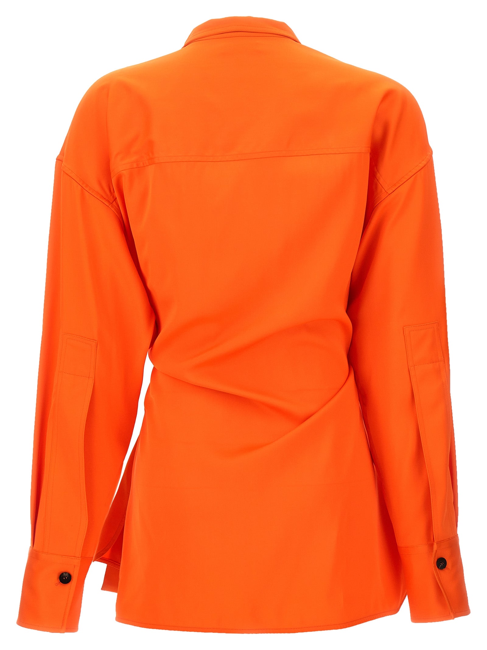 Ferragamo Orange Viscose Blouse