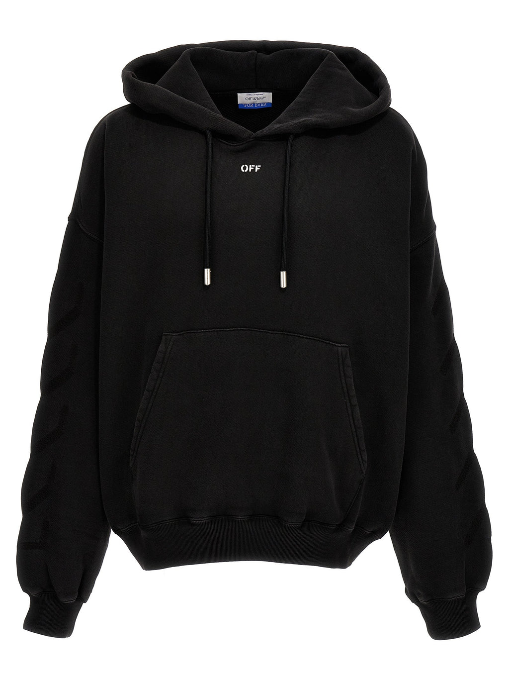 Off-White Gray Cotton Sweatshirt