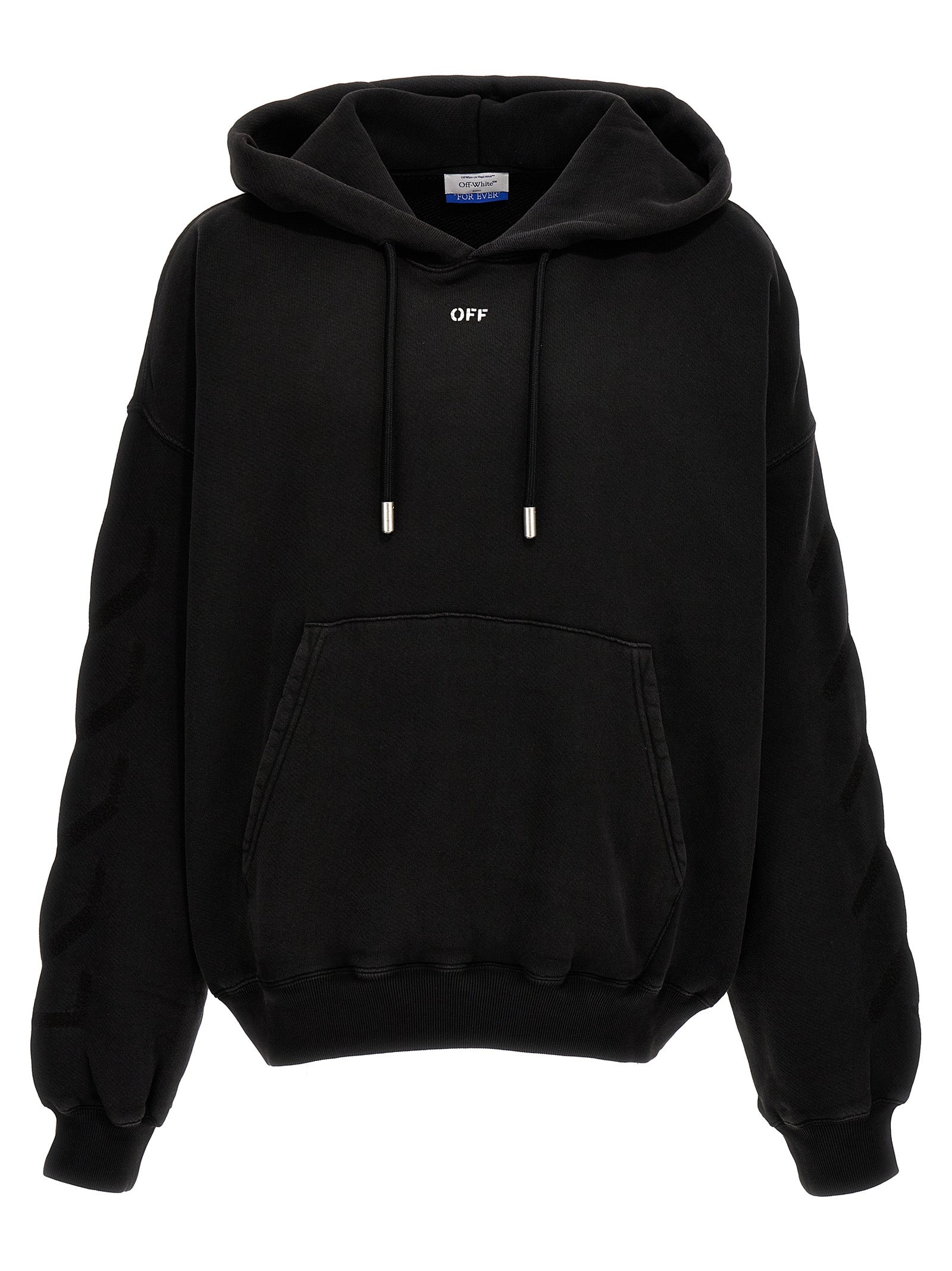 Off-White Gray Cotton Sweatshirt