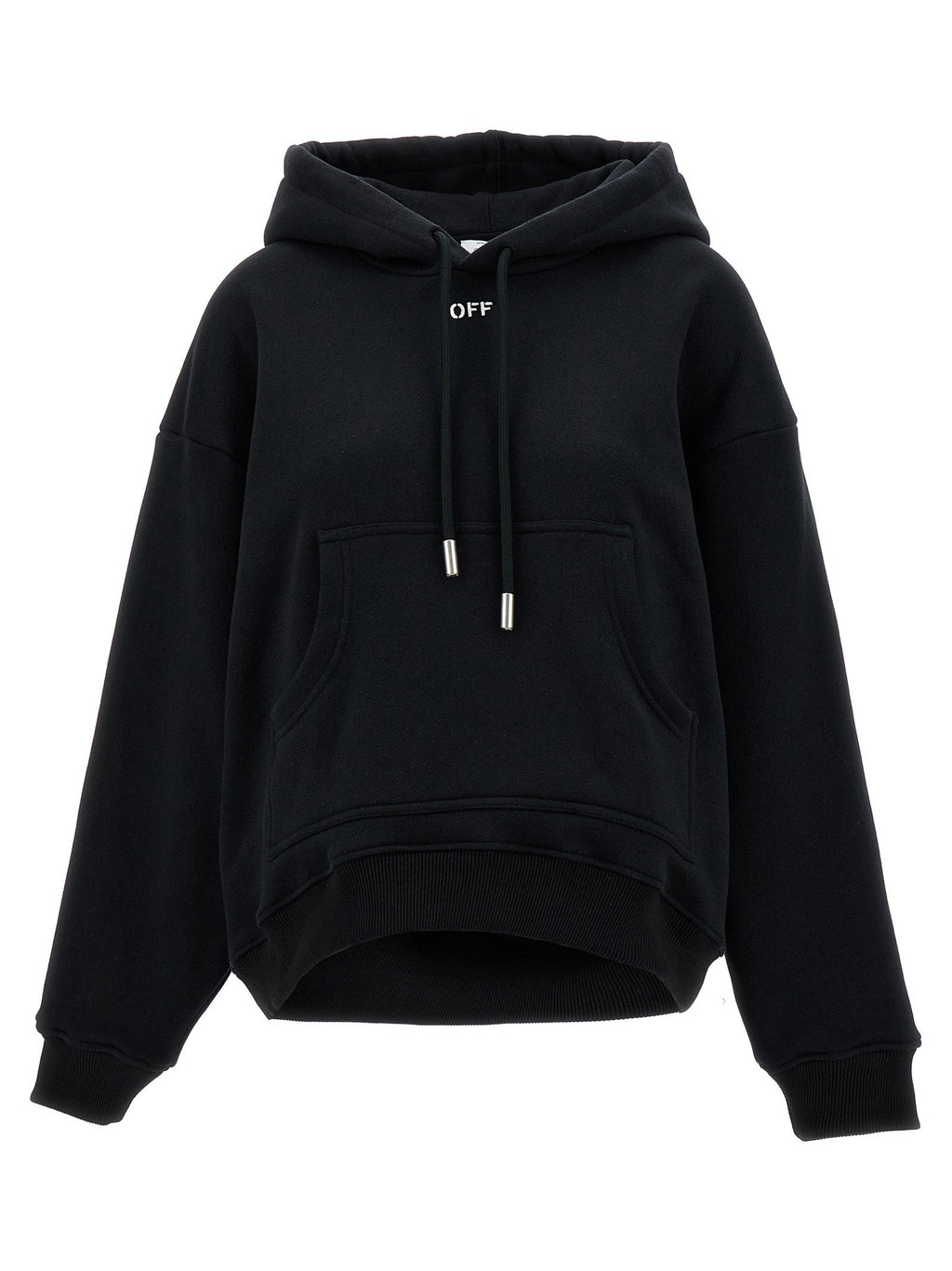 Off-White Black Cotton Hoodie