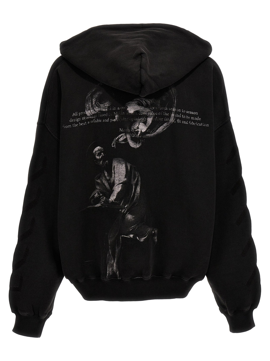 Off-White Gray Cotton Sweatshirt