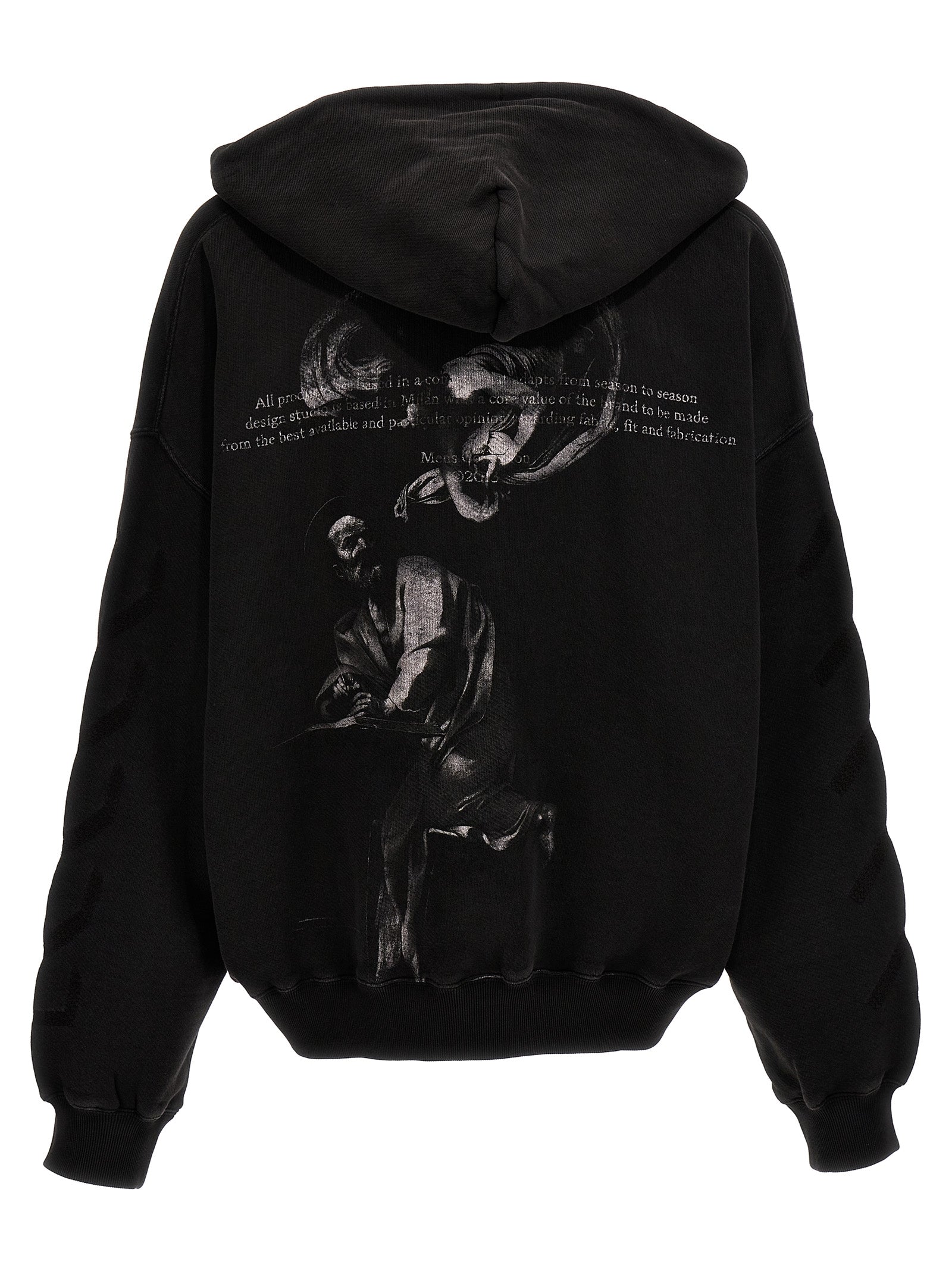 Off-White Gray Cotton Sweatshirt