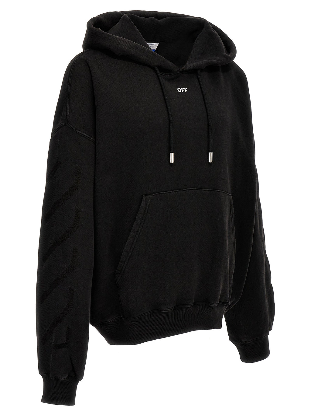 Off-White Gray Cotton Sweatshirt