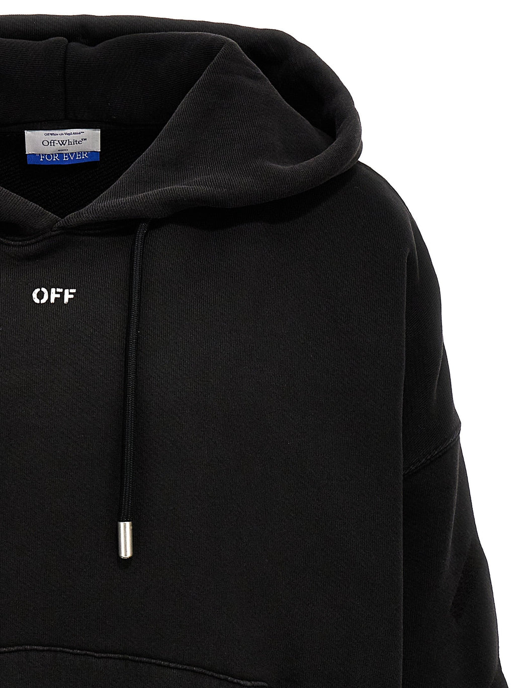 Off-White Gray Cotton Sweatshirt