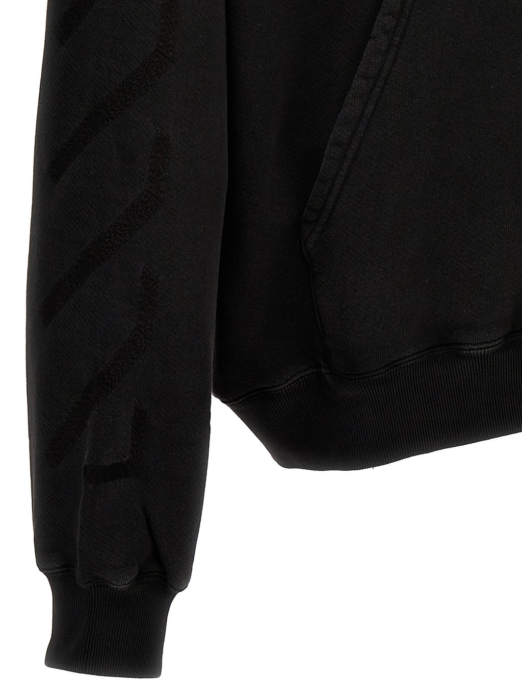Off-White Gray Cotton Sweatshirt