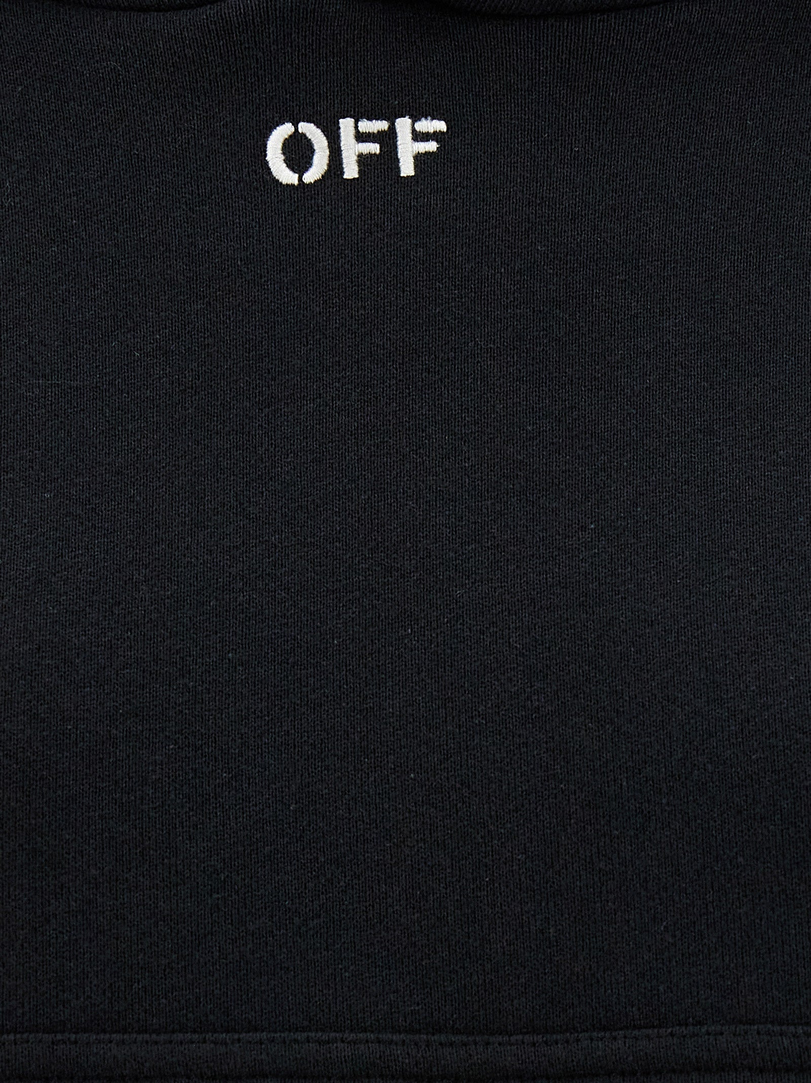 Off-White Black Cotton Hoodie