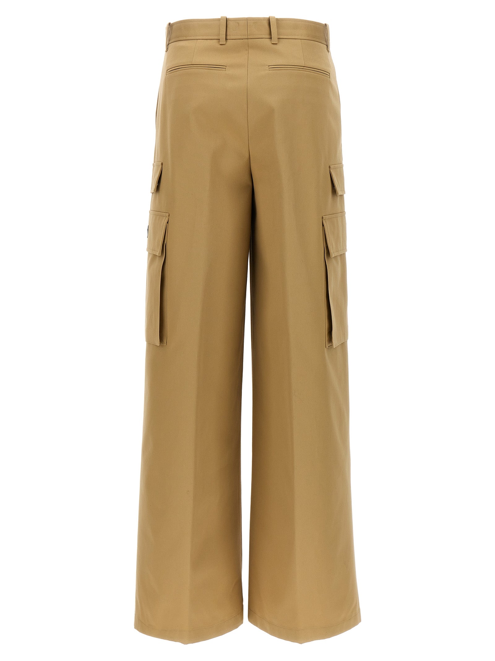 Versace Beige Cotton Cargo Pants
