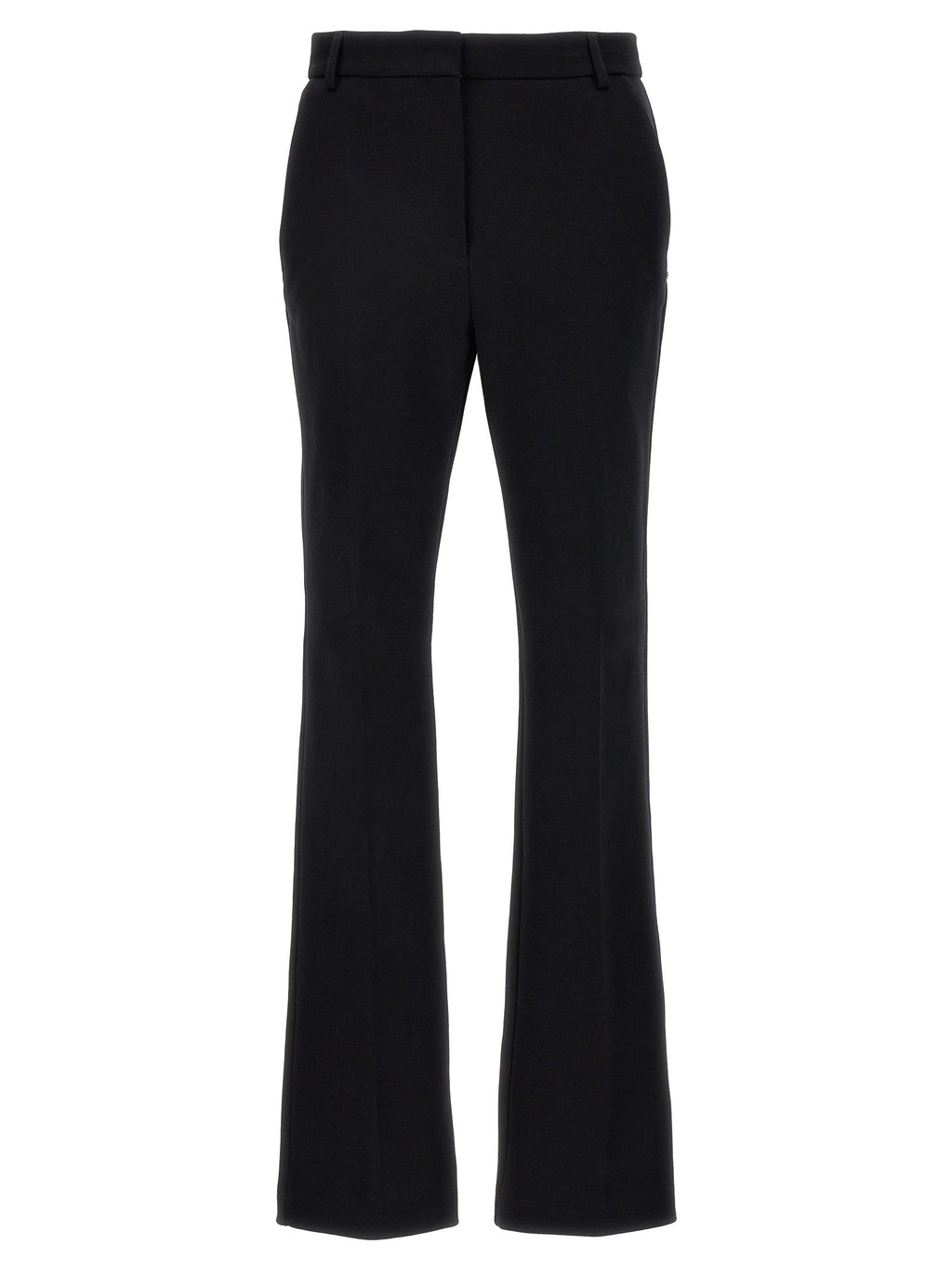 Sportmax Black Cotton Casual Pants