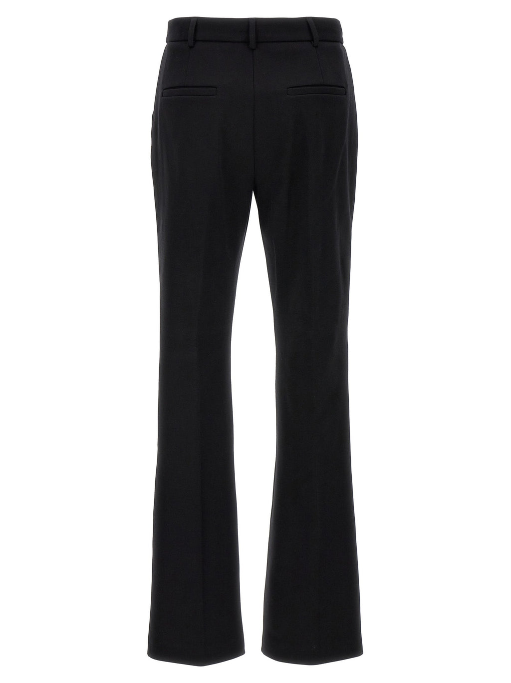 Sportmax Black Cotton Casual Pants