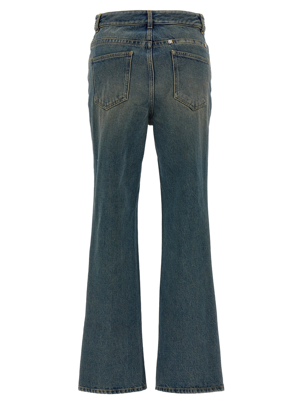 Givenchy Blue Cotton Bootcut Jeans