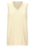 Sportmax Bicolor Wool Sleeveless Jacket