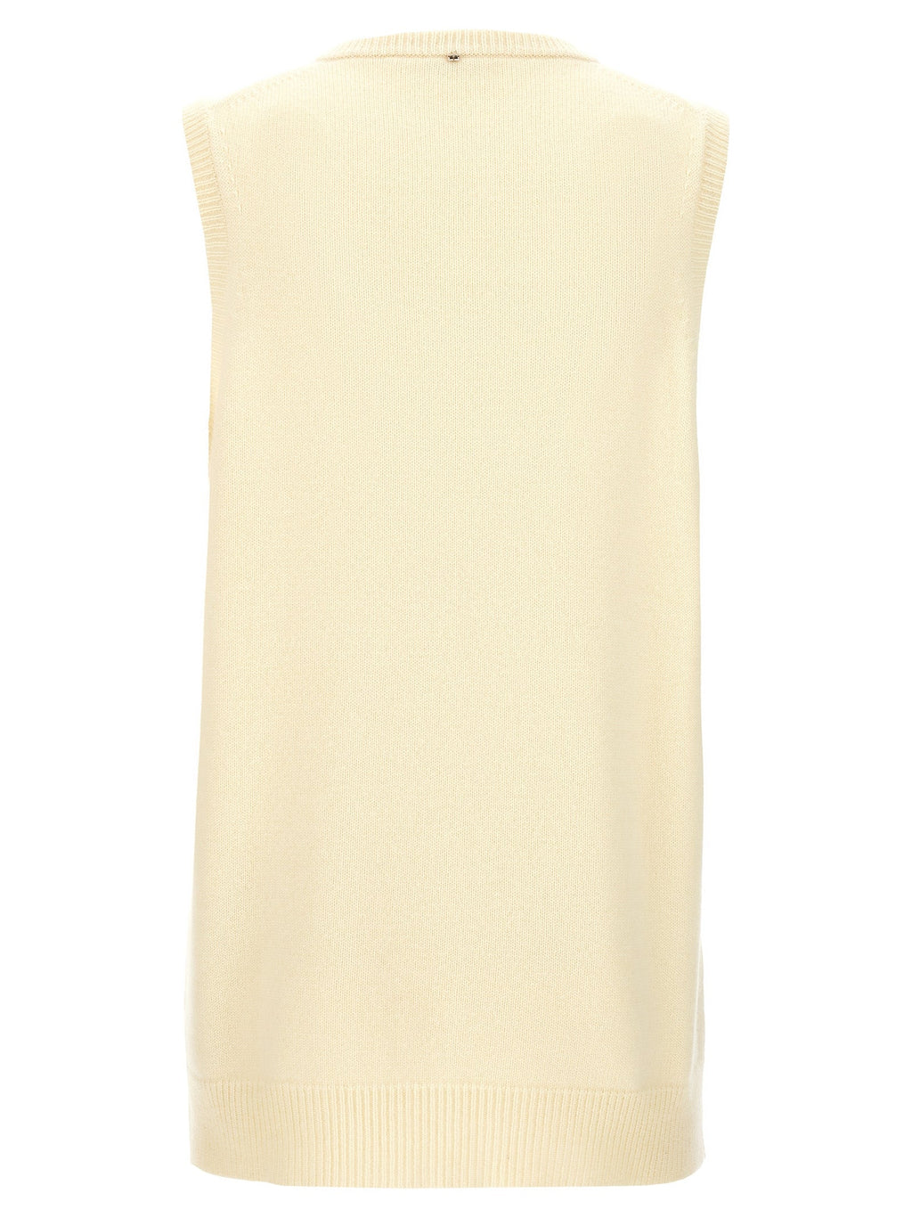 Sportmax Bicolor Wool Sleeveless Jacket