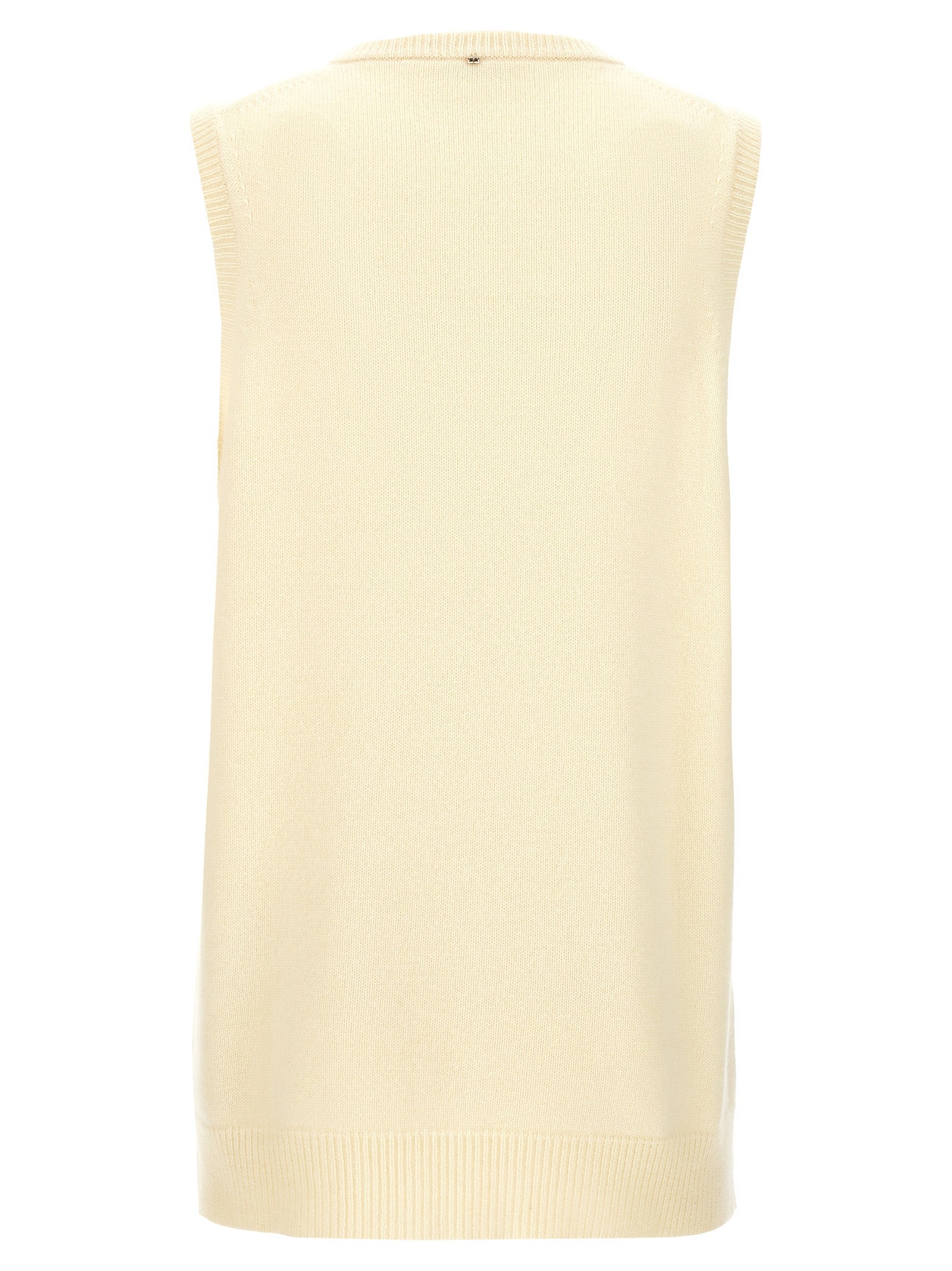 Sportmax Bicolor Wool Sleeveless Jacket