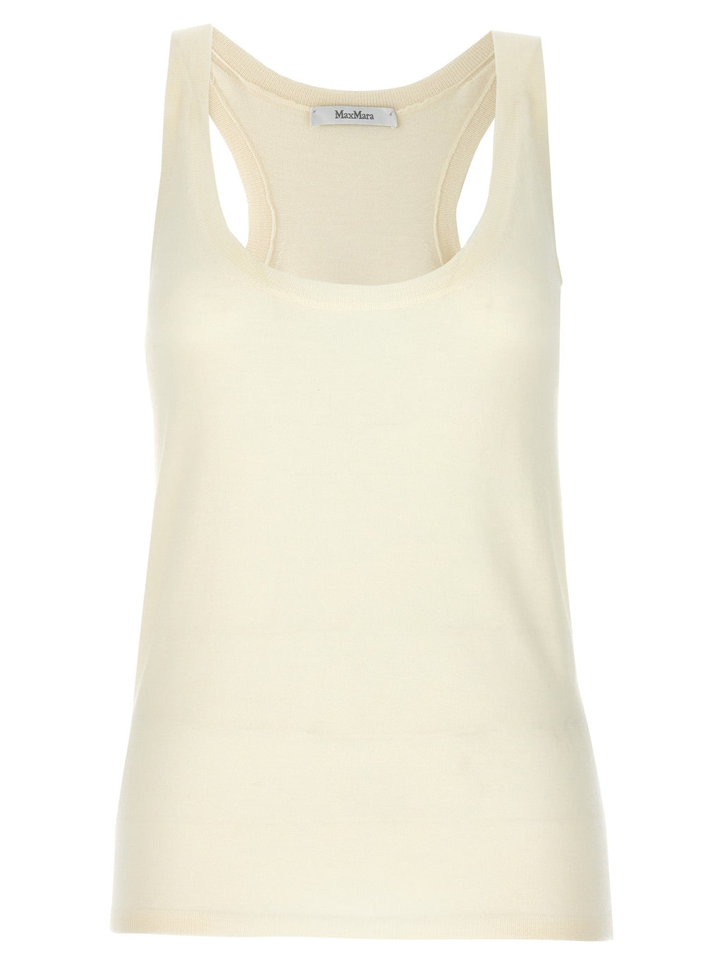 Max Mara White Cashmere Tank Tops