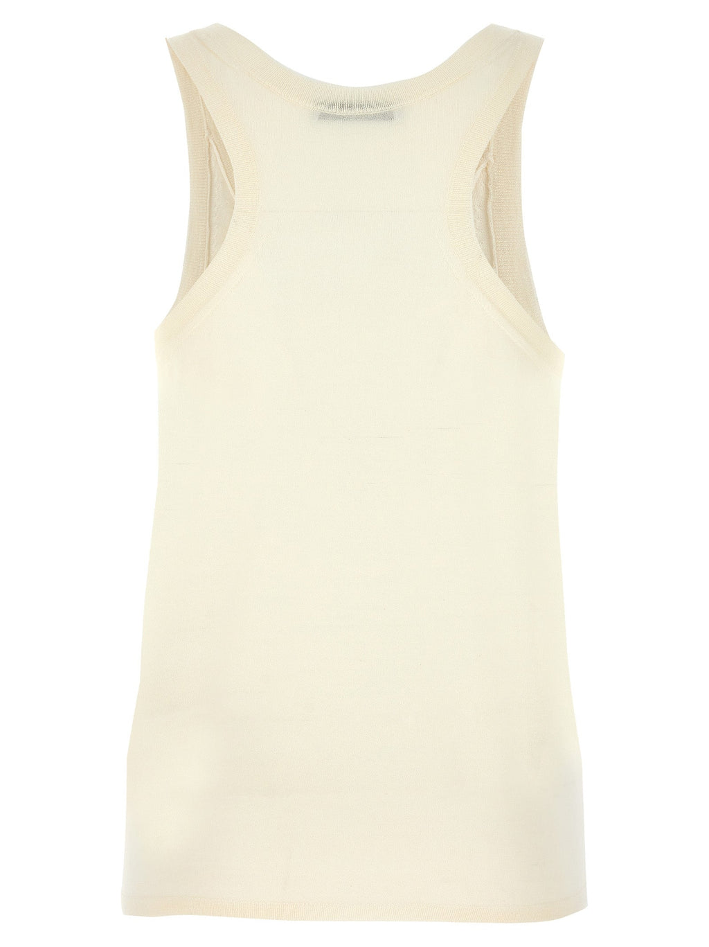 Max Mara White Cashmere Tank Tops