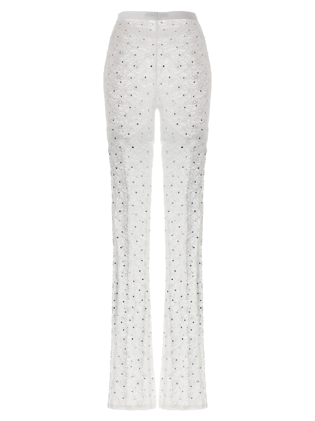 Alessandra Rich White Polyamide Leggings