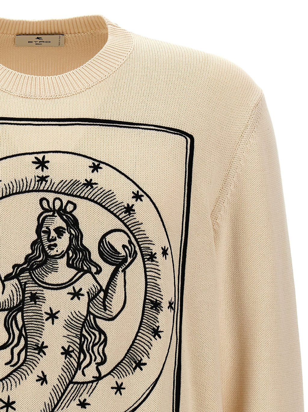 Etro Beige Cotton Cardigan