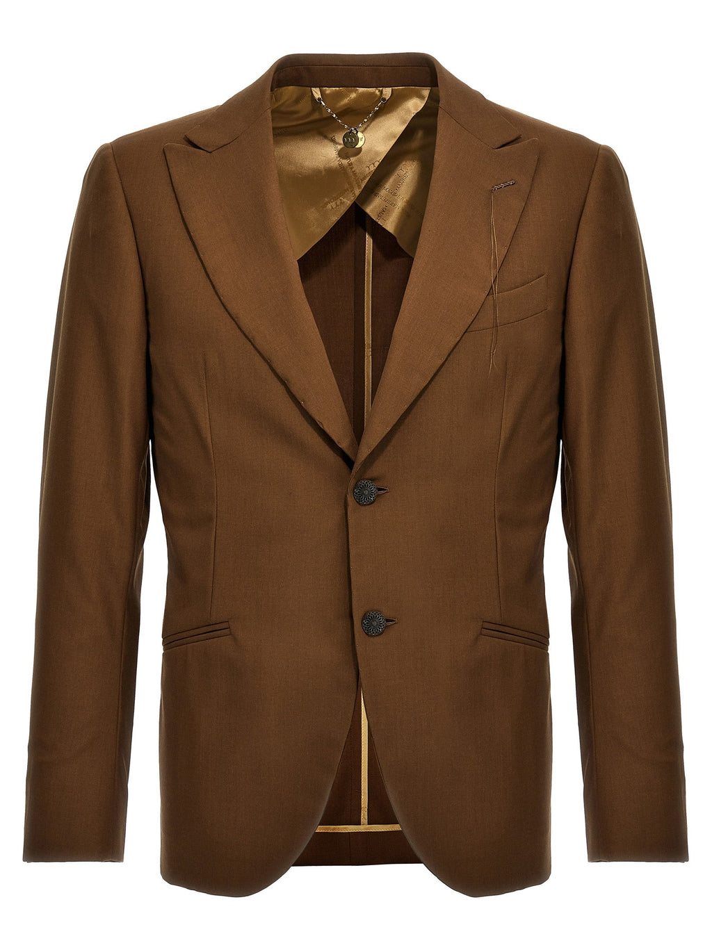 MAURIZIO MIRI Brown Wool Blazer