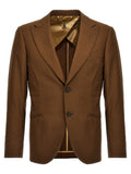 MAURIZIO MIRI Brown Wool Blazer