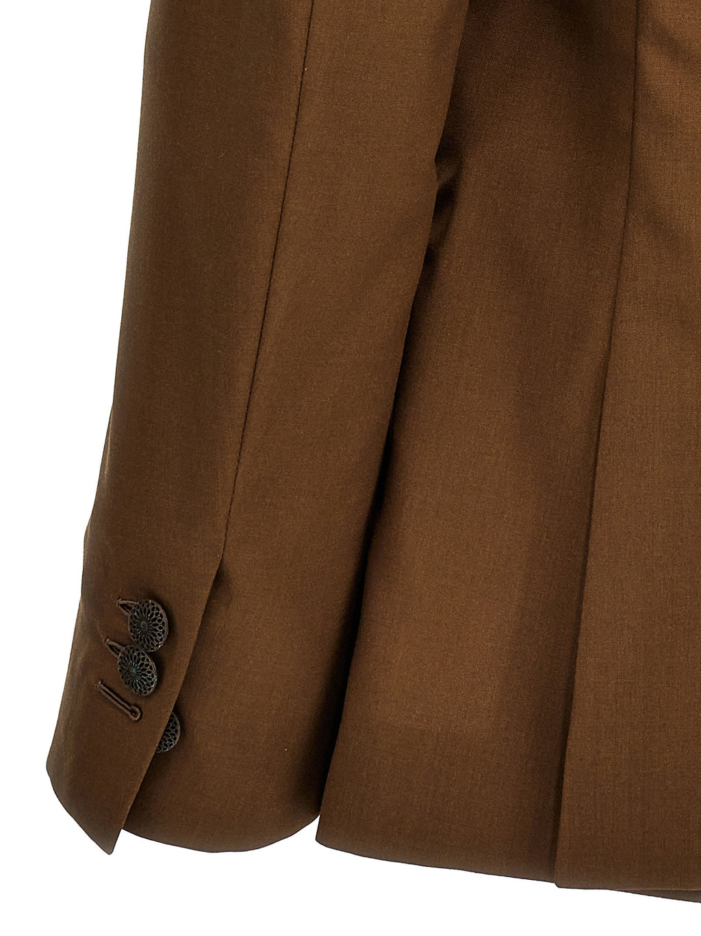 MAURIZIO MIRI Brown Wool Blazer