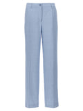 P.A.R.O.S.H. Blue Viscose Casual Pants