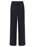 P.A.R.O.S.H. Blue Viscose Casual Pants