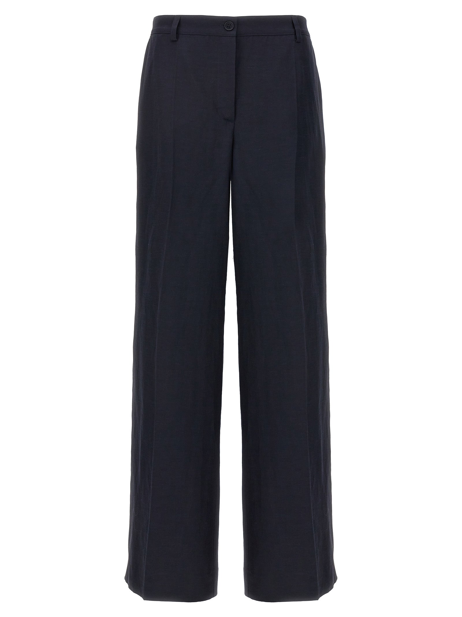P.A.R.O.S.H. Blue Viscose Casual Pants