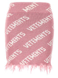 Vetements Multicolor Viscose Long Skirt