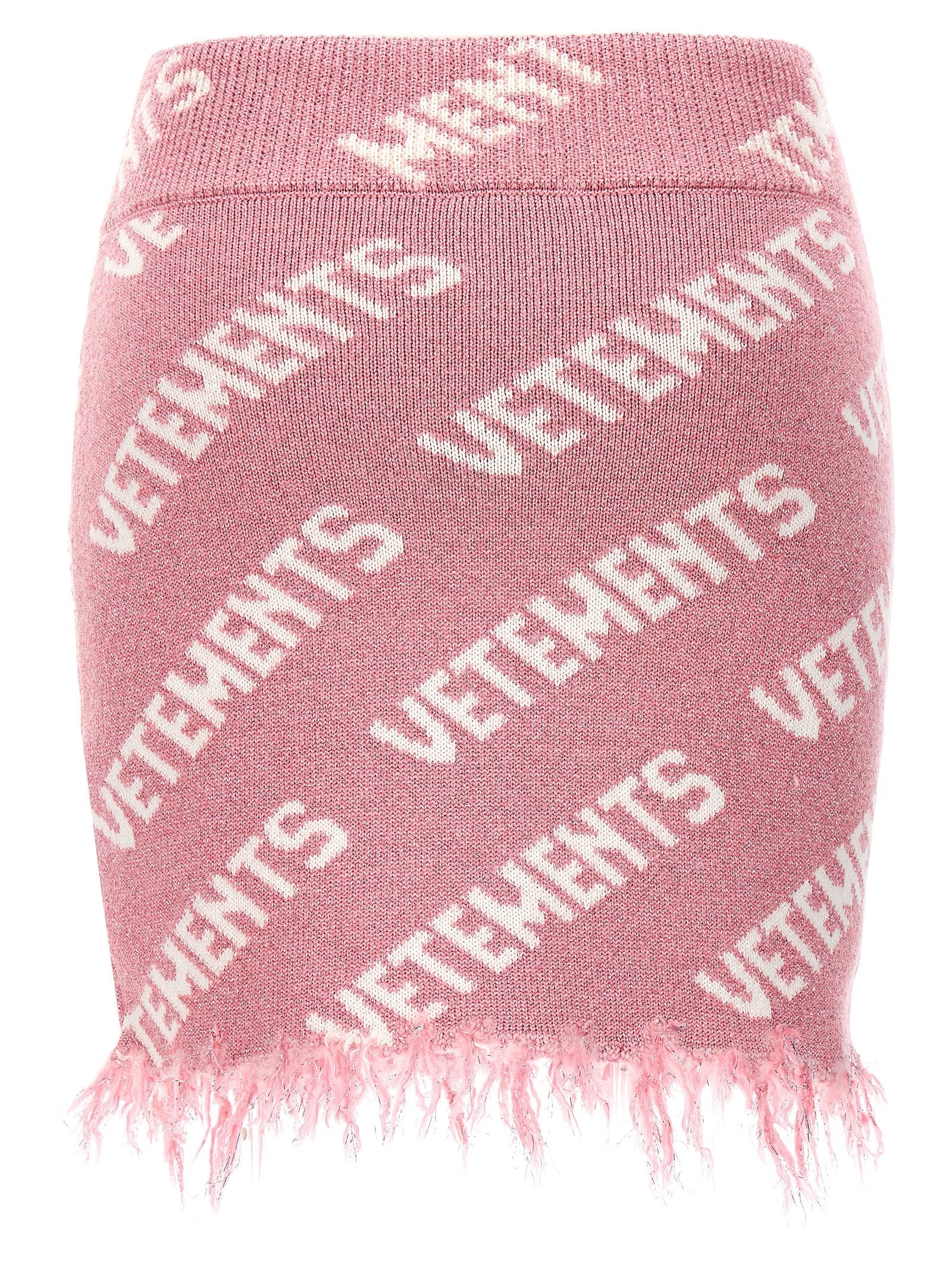 Vetements Multicolor Viscose Long Skirt