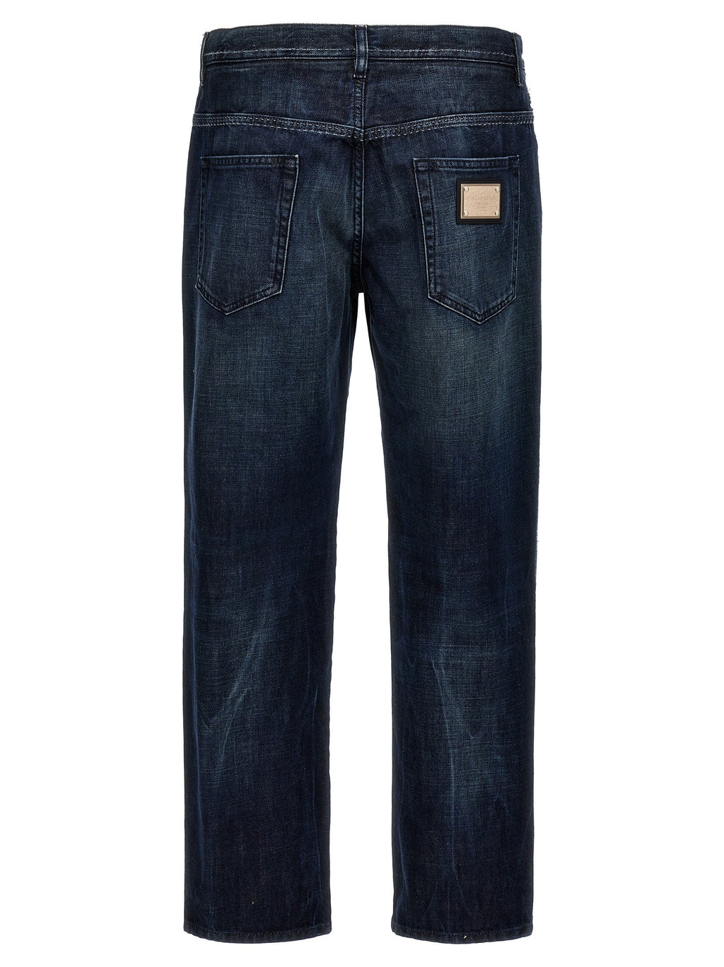 Dolce & Gabbana Blue Cotton Skinny Jeans